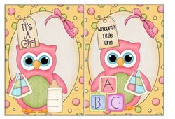 Baby Girl card Fronts 4