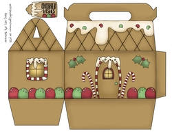 Gingerbread Gable Box and Tag
