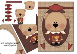 Angel Bear Aperture Card