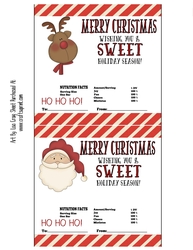 Christmas Candy Bar Wrappers 2