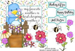 Spring Birds Quick Card 3