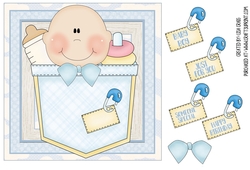 Baby Boy Pocket Card 1