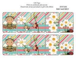 Fairies Tags Sheet 1
