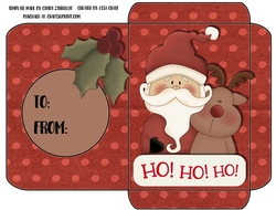 Winter Gift Card Envelope 1