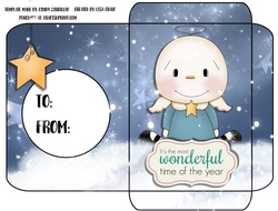 Winter Gift Card Envelope 1