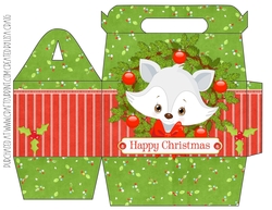 Bright Winter Animal Gable Box 1