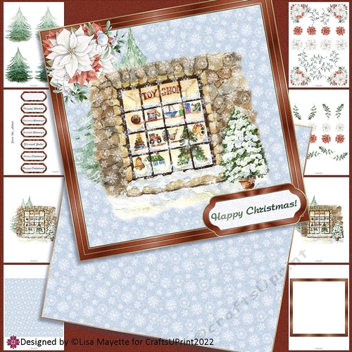 Christmas Toy Store Card Making Kit