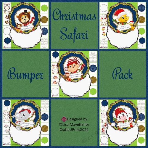 Cute Christmas Quatrefoil Rocker Bumper Kit