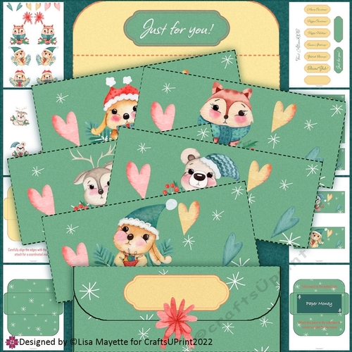 Christmas Animals Money Wallet