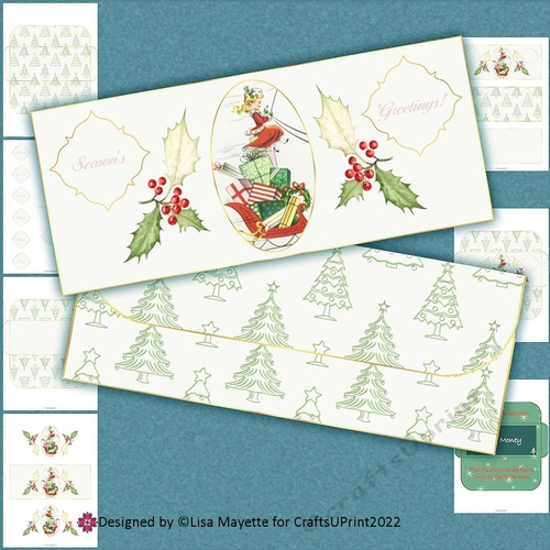 Little Miss Claus Money Wallet Making Kit
