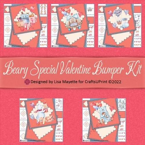 Beary Special Valentine Card Making Bumper Kit