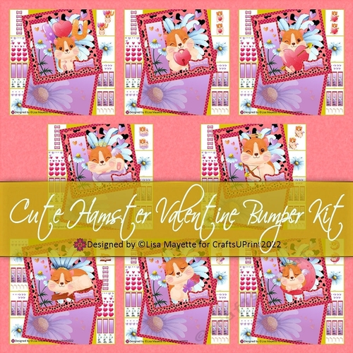 Cute Hamsters Valentine Bumper Kit