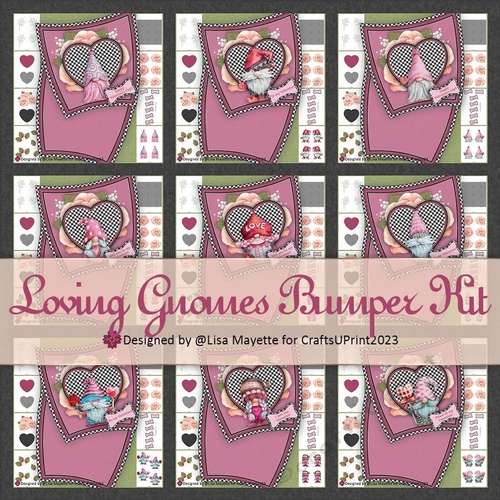 Loving Gnomes Shaped Card Making Bumper Kit