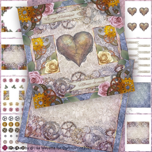 Steamy Love Valentine Card Making Kit