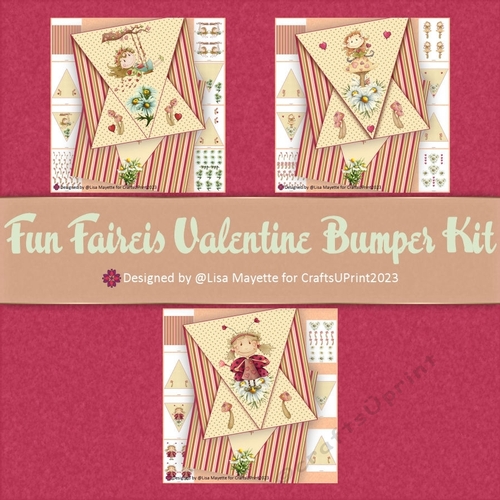 Fun Fairies Valentine Gatefold Card Making Bumper Kit