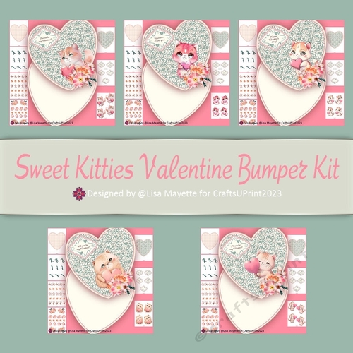 Sweet Kitties Valentine Bumper Kit
