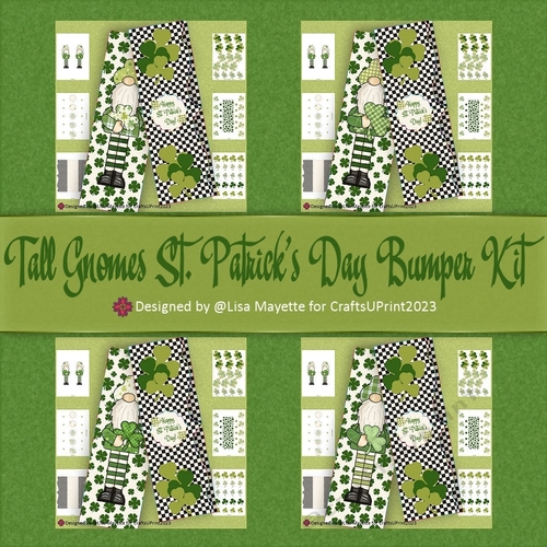 Tall Gnomes St. Patricks Day Gatefold Card Making Bumper Kit