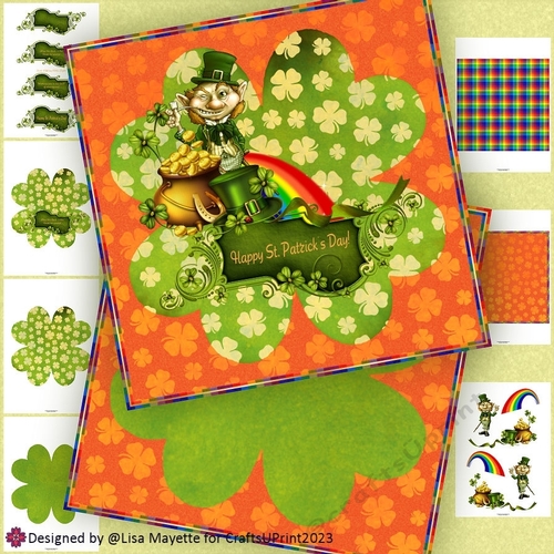Magical Leprechaun St. Patricks Day Card Making Kit