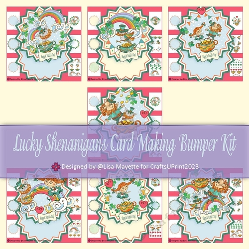 Lucky Shenanigans St. Patricks Day Shaped Card Making Bumper Kit