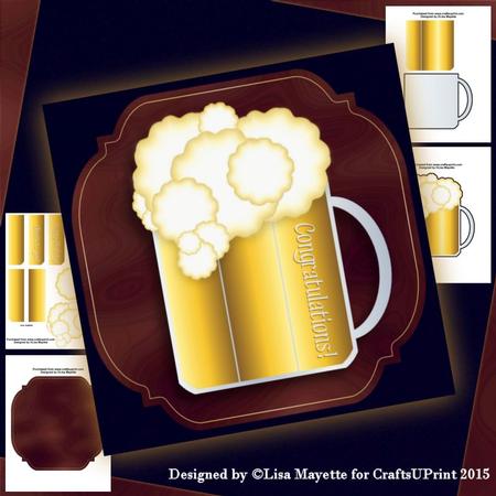 Mug of Beer, I Mean Cheer Card Kit