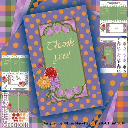Country Nouveau Floral Card Making Kit