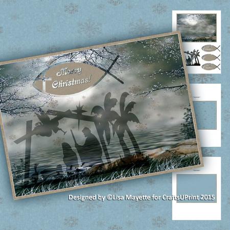 Seaside Creche Christian Christmas Nativity Mini Kit