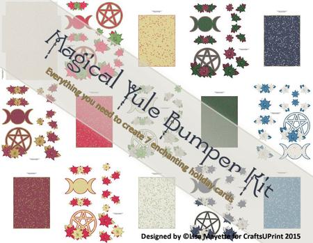 Magical Yule Decoupage Greeting Cards Bumper Kit