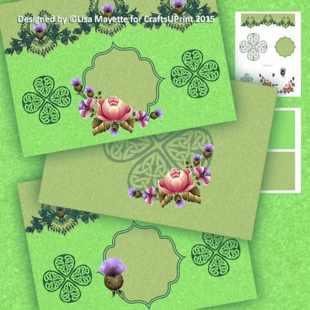 Thistle Lace & Peonies Lucky Decoupage Mini Kit