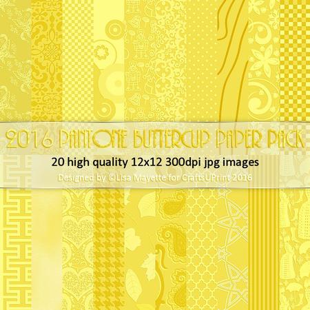 Buttercup Yellow Paper Pack
