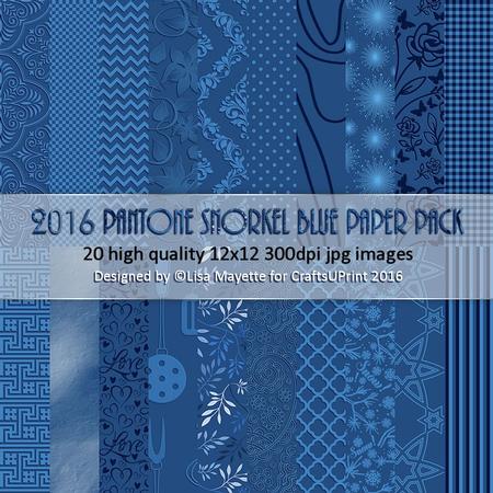 Denim Blue Paper Pack
