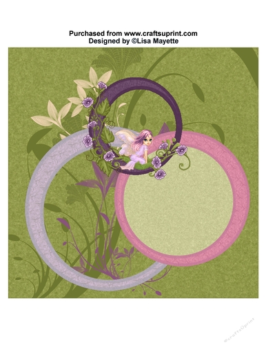 Petunia Fae Quick Card Floral Card Topper