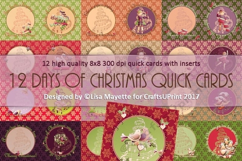 Twelve Days of Christmas Quick Cards Bumper Kit