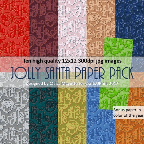 Jolly Santa Christma Paper Pack