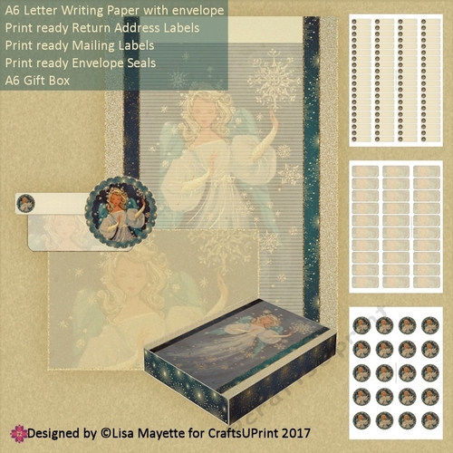 Vintage Angel Magic A6 Stationery Kit