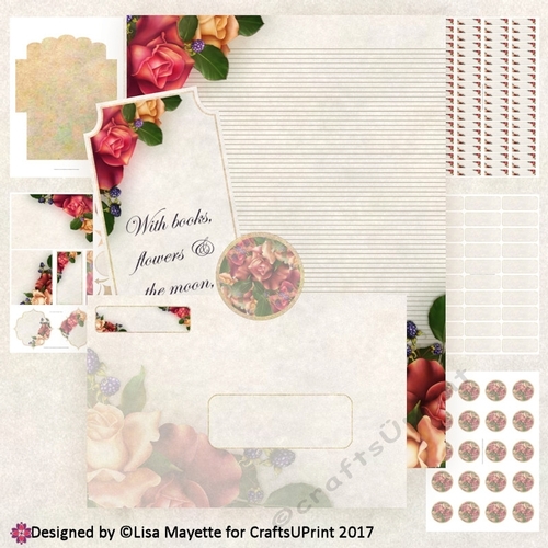 Roses & Berries A5 Stationery Set