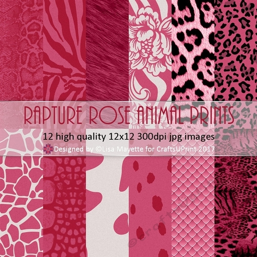 Rapture Rose Pink Animal Prints