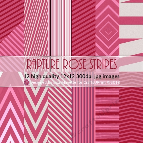 Rapture Rose Pink Stripes 12 Ways