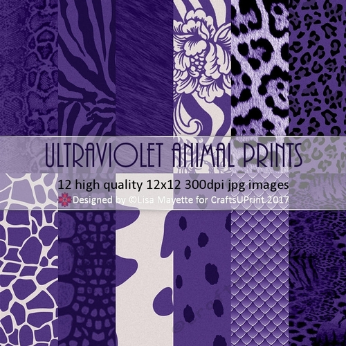 Ultraviolet Violet Purple Animal Prints