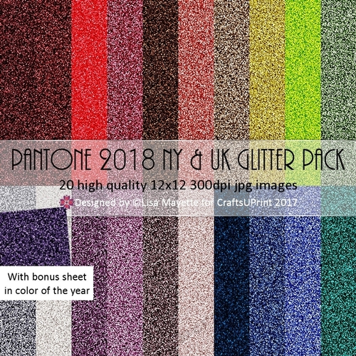 Spring & Summer Glitter Paper Bumper Kit