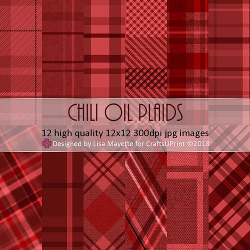 Chili Oil Red Plaid 12 Ways