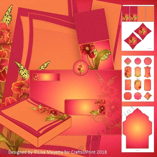 Tropical Tulips A6 Stationery Kit