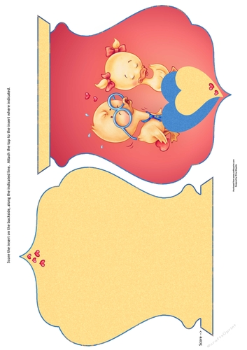 Im Quackers For You Cute Ducks Qua-trefoil Shaped Quick Card