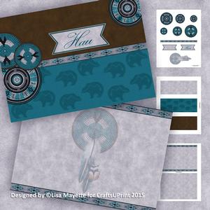 Beads & Bears Native American Style Decoupage Mini Kit