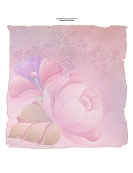 Peonies & Lace Floral Quick Card Topper