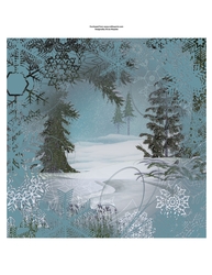 Winter Landscape Quick Card Topper