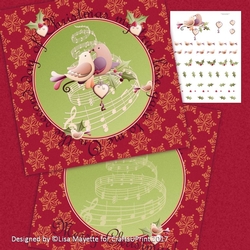 The Second Day of Christmas Partridge Pear Tree Christmas Card Making Mini Kit