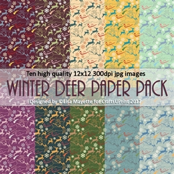 Winter Deer Paper Pack