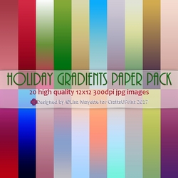 Holiday Gradients Paper Pack Bumper Kit