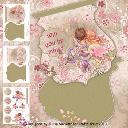 The Magic of Love Qua-trefoil Shaped Card Making Kit