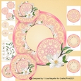 Morrocan Magnolia Heart Mandala Rocker Card Making Kit